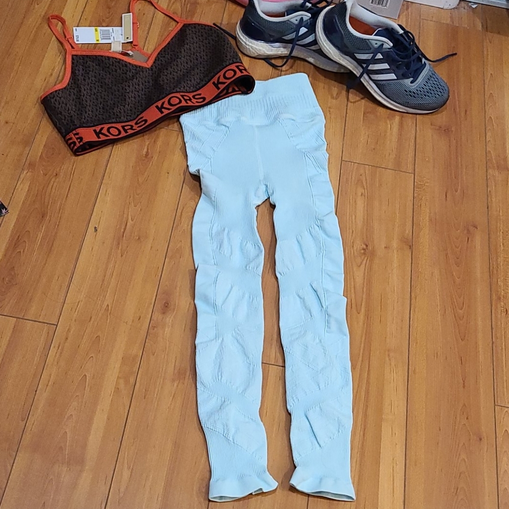 Ice blue free people movement legging S
